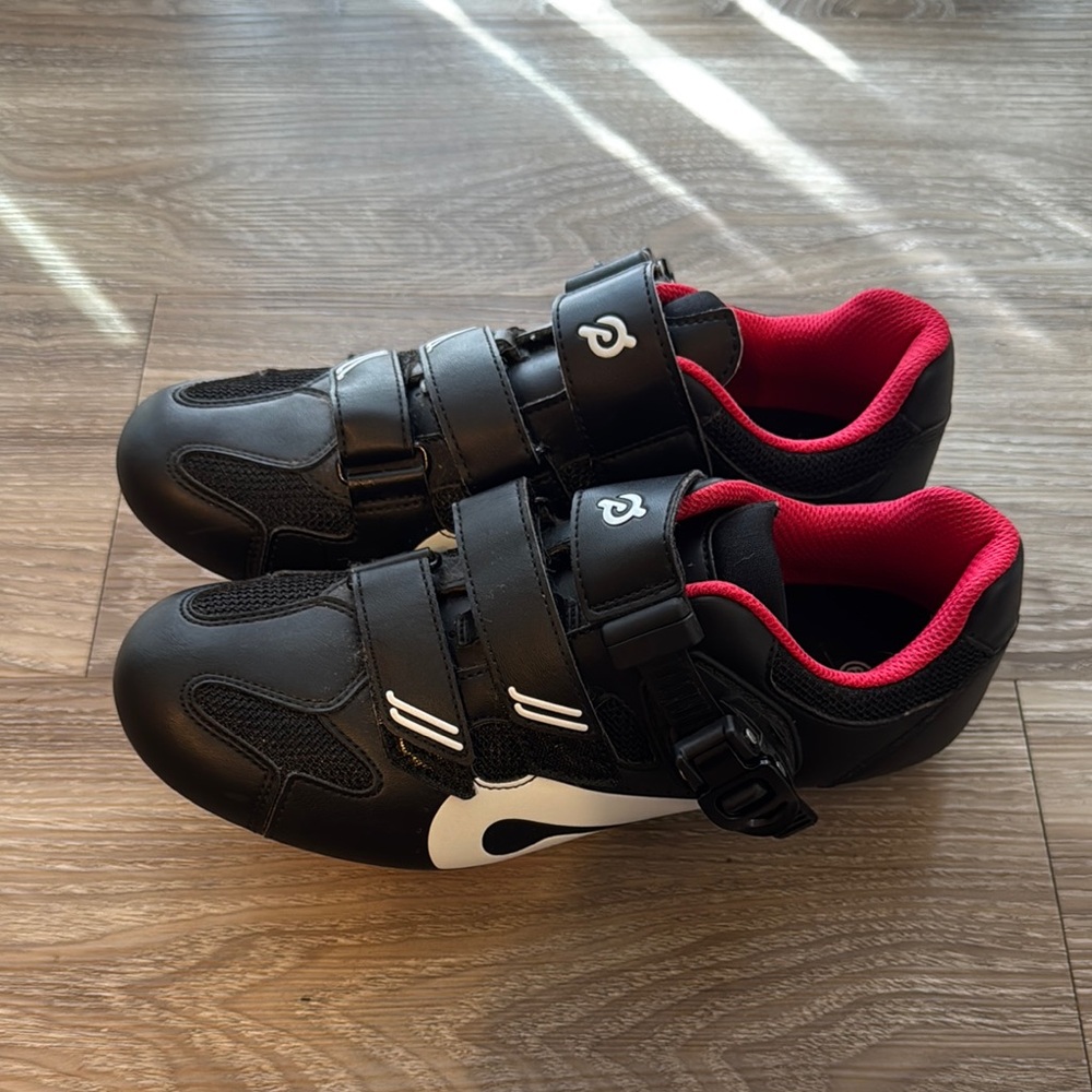 Peloton Black Cycling Shoes size 39